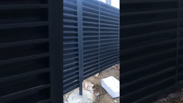 Установка забора жалюзи Саратов смотреть онлайн