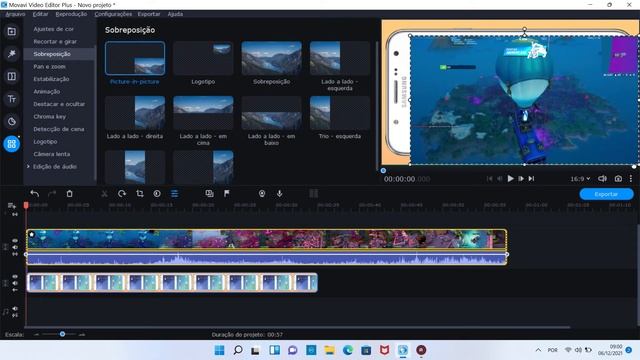 Como Colocar Vídeo Sobre Imagem no Movavi Vídeo Editor Plus 2022 смотреть онлайн