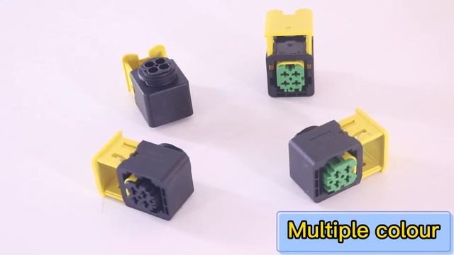 6 Pin Female Waterproof Automotive Connector Housing For Female Terminals amp 1-1418469-1 смотреть онлайн