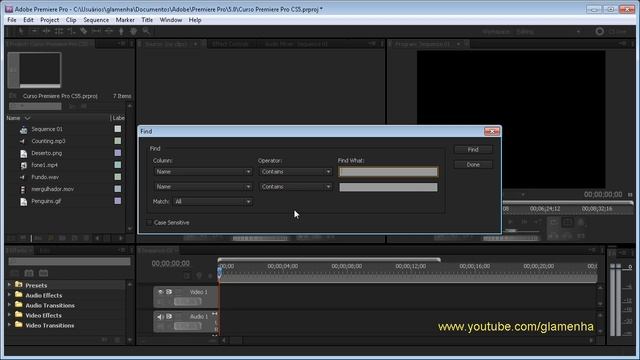 Curso Completo Adobe Premiere - Tutorial Vídeo Aula 04 (HD).