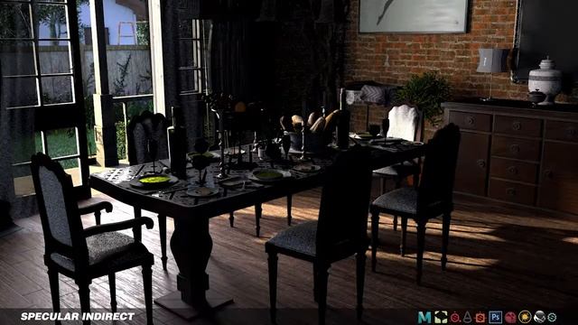 "Breakfirst" 3D Interior Scene created Using Arnold смотреть онлайн