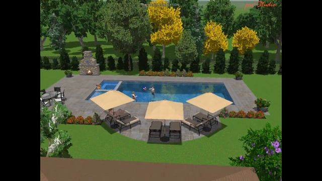 Haven Pools - Garden City - 3D Rendering смотреть онлайн