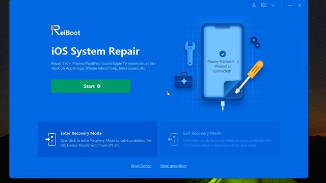 How To Get IPhone Out Of Recovery Mode(No Data Loss)/2021 New/Tenorshare Reiboot
