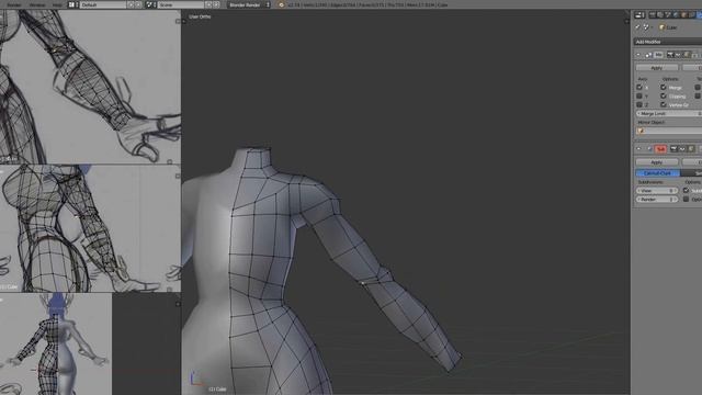 First part of the Furry Bunny modeling process смотреть онлайн