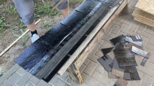 Монтаж фасадной плитки Хауберг \ Hauberg одним человеком