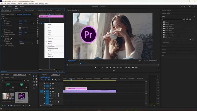 How to Create an ANIMATED Pop-Up Effect for Image and Text in Premiere Pro 2024 смотреть онлайн