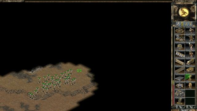 C&C Tiberian Sun (CnCNet) 1vs1 AI Easy GDI (6:00)