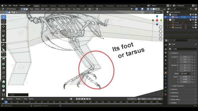 Feathered Dragon | Modeling Part 2 | Intermediate Blender Tutorial смотреть онлайн