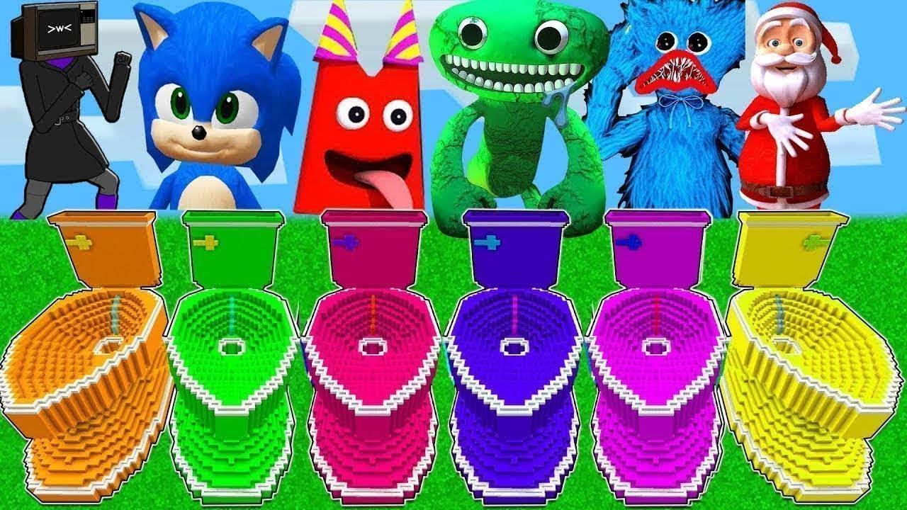 ВЫБЕРИ ПРАВИЛЬНЫЕ ИСПЫТАНИЯ В ТУАЛЕТАХ БАН БАН МИНЬОН ГРИНЧ В МАЙНКРАФТ смотреть онлайн