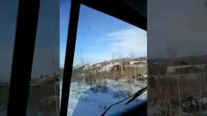 Дорога Дражный - Усть-Нера. Оймяконский район.