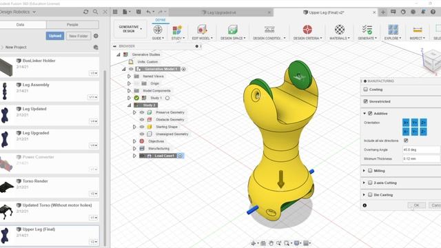 Generative Designs in Fusion 360 смотреть онлайн