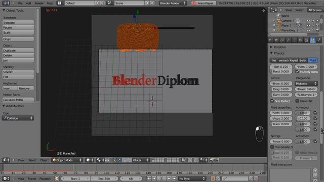 Tutorial I Introduction to Fluid Particles in Blender смотреть онлайн