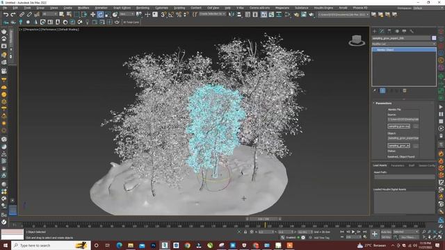 How To Export Growing Tree Animation From SpeedTree to 3ds Max 2022 ( With Script ) смотреть онлайн