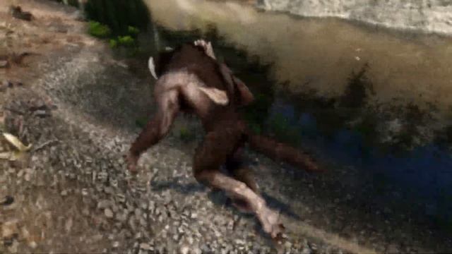 A completely normal video about a werewolf using weapon | Skyrim Anniversary Edition смотреть онлайн