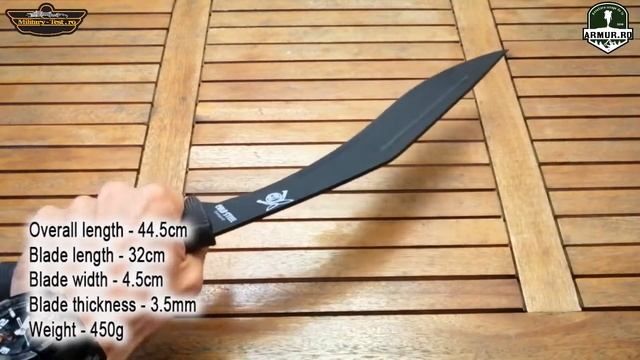Maceta Cold Steel Conqueror 44.5cm Machete Kukri full tang replica made in China Clone Review смотреть онлайн