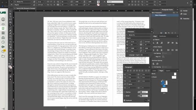 Basic Typesetting Principles in Adobe Indesign - Tutorial смотреть онлайн