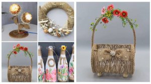 ✨🌿 Красивые Поделки из Джута для Дизайна: Легко и Стильно! 🌿✨