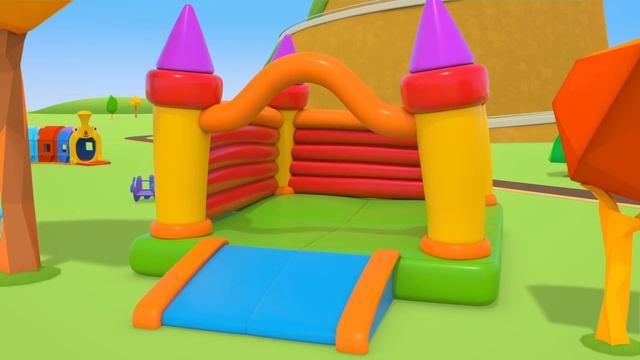 Развивающие мультики Машины помощники. Кто прыгнет выше? Мультфильмы про машинки — новая серия! смотреть онлайн