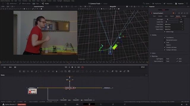 3D Camera Tracking in Davinci Resolve Studio смотреть онлайн