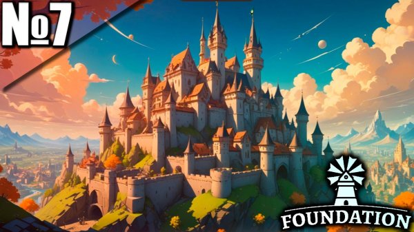 Foundation - Возведение Замка! Добыча Ресурсов! И Многое Другое!