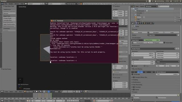 Using the Time Remapper addon in Blender 2.7 смотреть онлайн