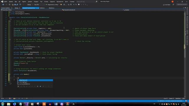 Unity - How To - Make - Platformer - 22 - Character Controller 2D смотреть онлайн