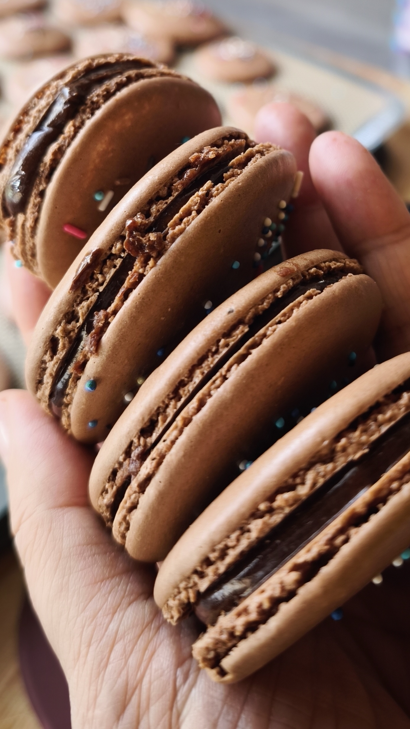 ШОКОЛАДНЫЕ МАКАРОНСЫ/MACARONS