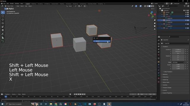 Blender how to Duplicate and Instance Objects смотреть онлайн