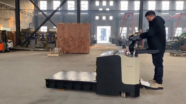 10000kg load electric platform cargo carrier trolley heavy loading transport cart pallet truck смотреть онлайн