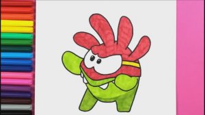 Как нарисовать Ам Няма шаг за шагом Легкие рисунки для детей Яркие цвета ❤