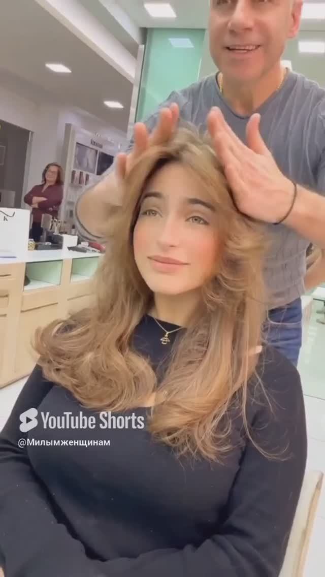 Модная стрижка 2025 на длинные волосы!👍 смотреть онлайн