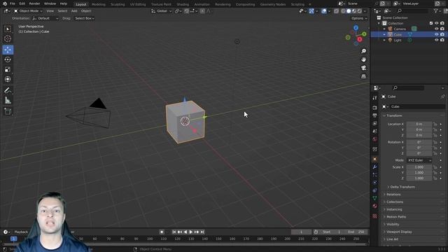 Blender Tutorial - The Various Ways That We Can Move Objects In 3D Space смотреть онлайн