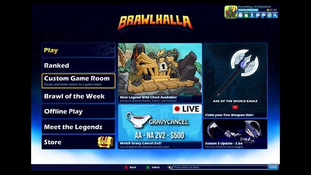Brawlhalla Gravy Cancel! смотреть онлайн