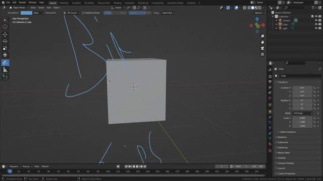 How to Erase The Annotation Tool Blender 3.0 смотреть онлайн