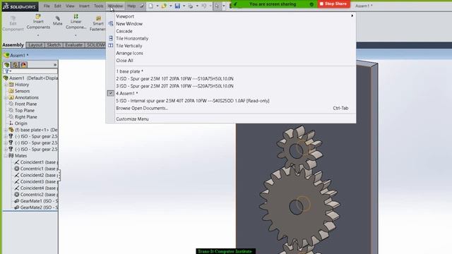 Solidworks Tutorial 5 3 - Animation Gear mates, Rack and Pinion смотреть онлайн
