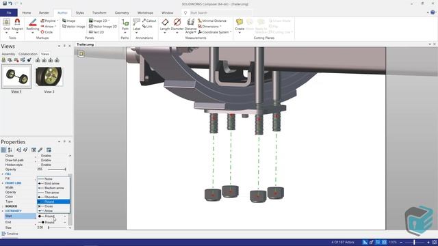 SOLIDWORKS Composer - Adding and Editing Paths смотреть онлайн
