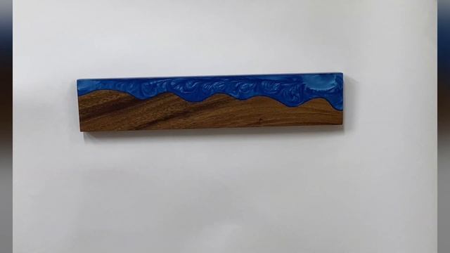 Магнитный держатель для ножей из дерева ореха