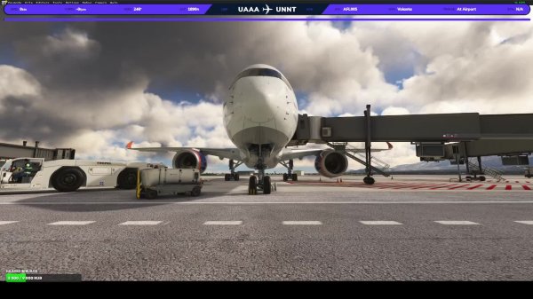 A350 iniBuilds, MSFS 2020, GSX, AFL005, Vatsim, Almaty(UAAA) - Novosibirsk(UNNT)