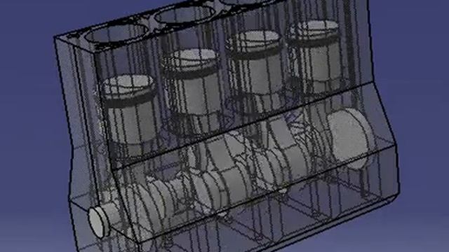 V4 Engine Simulation смотреть онлайн