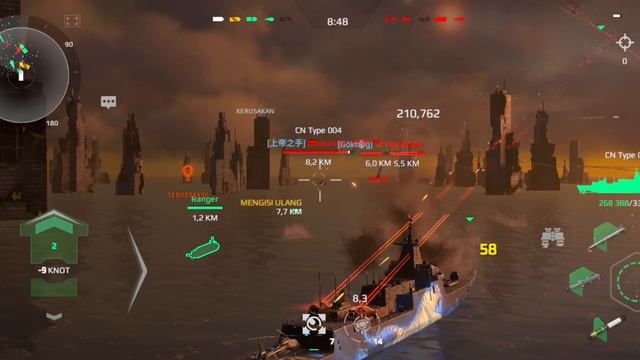 Normal Day in Tier 3 🗿 | RIP CN Type 055A Gameplay🗿 | Modern Warships смотреть онлайн