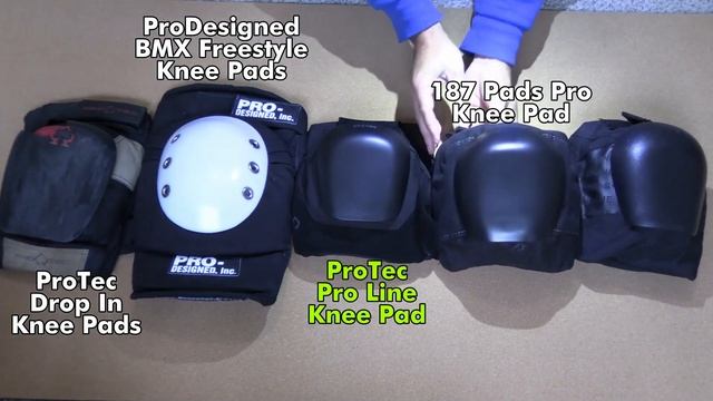 Pro-Tec Pro Pad Knee Pad | Skateboard Kneepad Review (vs. ProDesigned/S-One/187 Killer Pads) смотреть онлайн