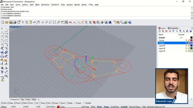 CURSO COMPLETO RHINOCEROS 3D #26 - MODELAGEM COMPLETA 3 смотреть онлайн