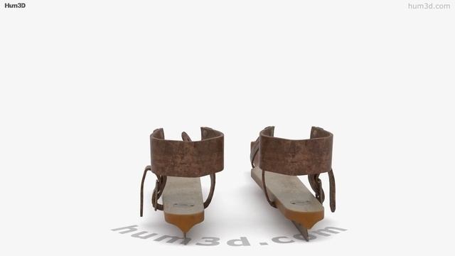 Dutch Old Wooden Skates 3D model by 3DModels.org смотреть онлайн