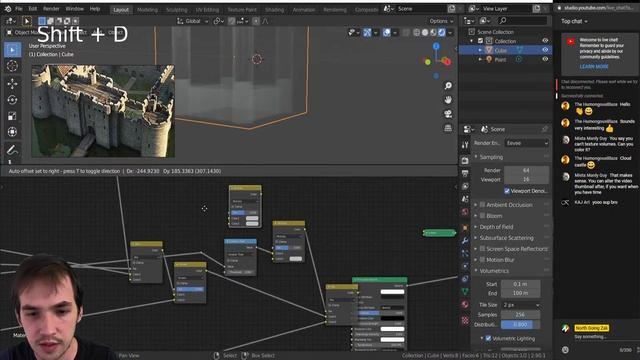 Nodevember #13 Castle Bodiam | Shading Live | Blender 2.90.1 смотреть онлайн