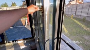 Портальные окна на террасу загородного дома