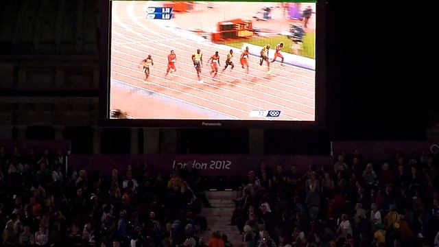 La finale du 100m des JO 2012 avec la victoire de Bolt, en live depuis le Horse Guards смотреть онлайн