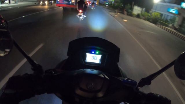 4Night Ride with nmax New Aux light KZ30 смотреть онлайн