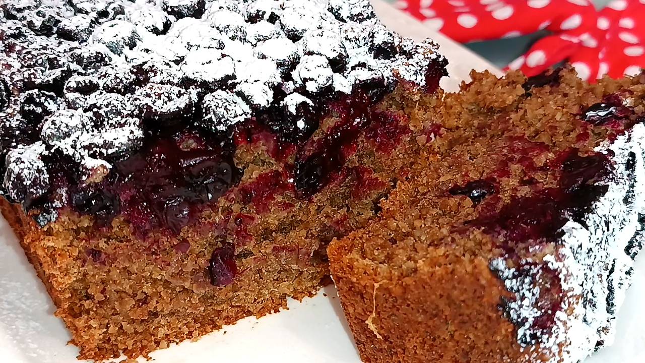 📌 Ароматная овсяная коврижка с ягодами. Постная выпечка смотреть онлайн