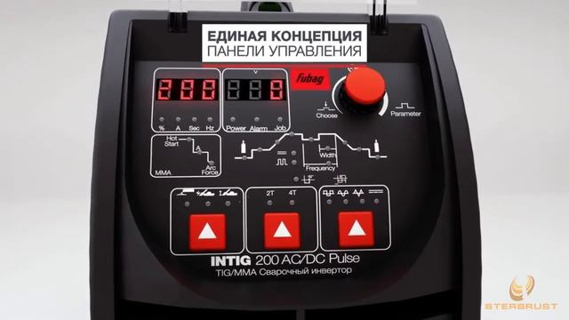 Сварочный инверторный аргонодуговой аппарат FUBAG INTIG 200 AC_DC PULSE с горелкой