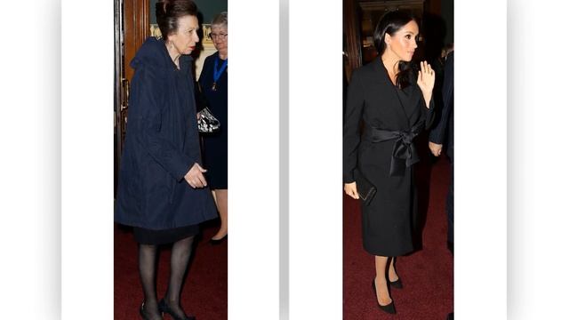 Duchess Meghan is sombre in black Stella McCartney for her first Royal Festival of Remembrance смотреть онлайн
